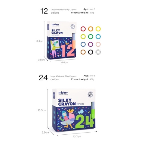 

MIDEER SILKY CRAYON