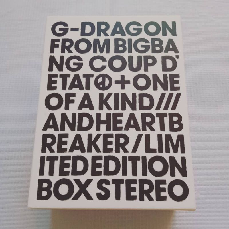 [WTS] G-DRAGON COMPILATION ALBUM COUP D'ETAT + ONE OF A KIND + HEARTBREAKER