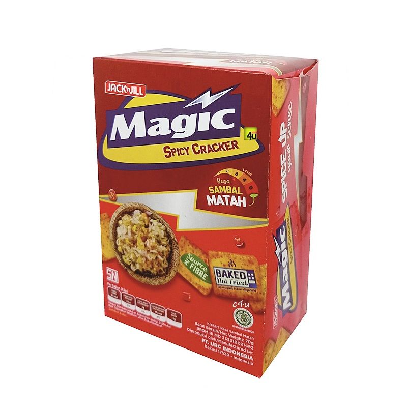 Jack N Jill Magic spicy cracker 66 gram Box