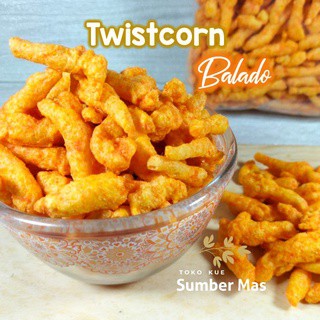 TWIS JAGUNG RASA BALADO -  1 kg / Cheetos Kiloan Rasa Balado / Snack Kiloan Murah / Ciki Kiloan / Snack Kiloan