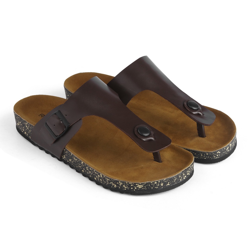 Romenaco - Sandal Jepit Pria R76 Brown