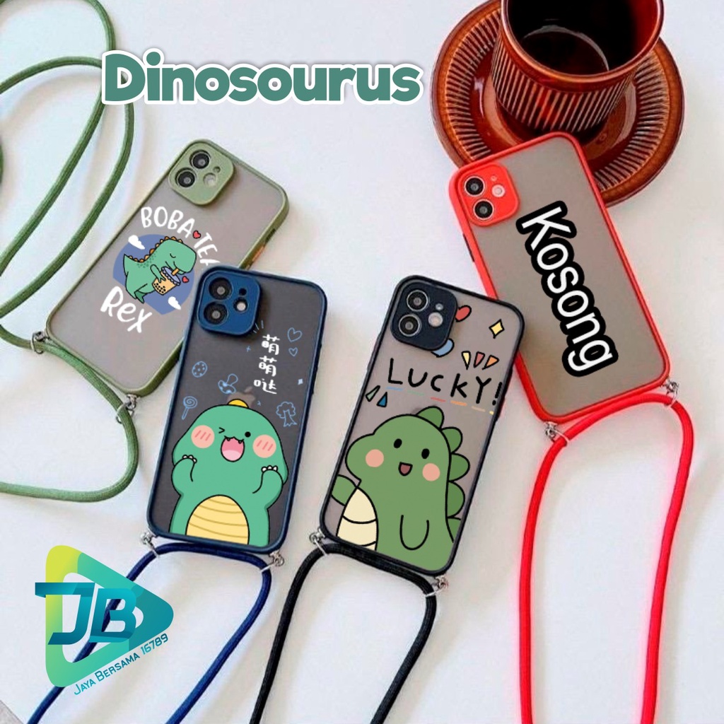 SOFTCASE SLINGCASE DOVE DINOSAURUS OPPO VIVO SAMSUNG XIAOMI REALME IPHONE ALL TYPE JB4925