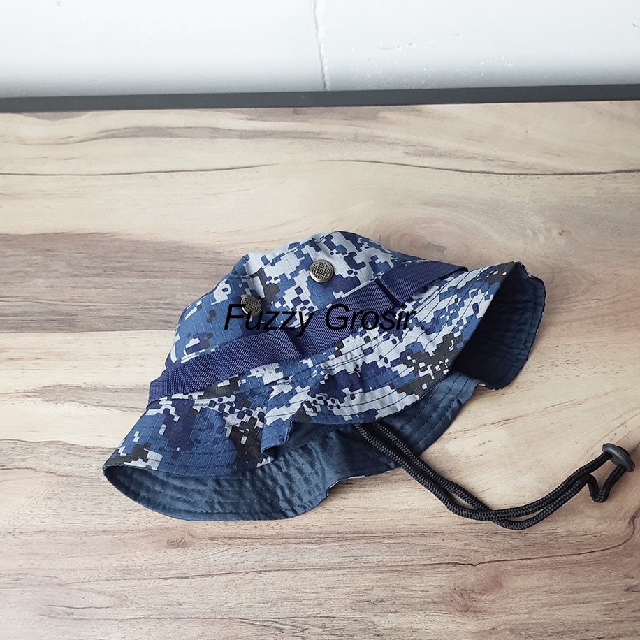 Topi Bucket Hat Rimba Anak Loreng