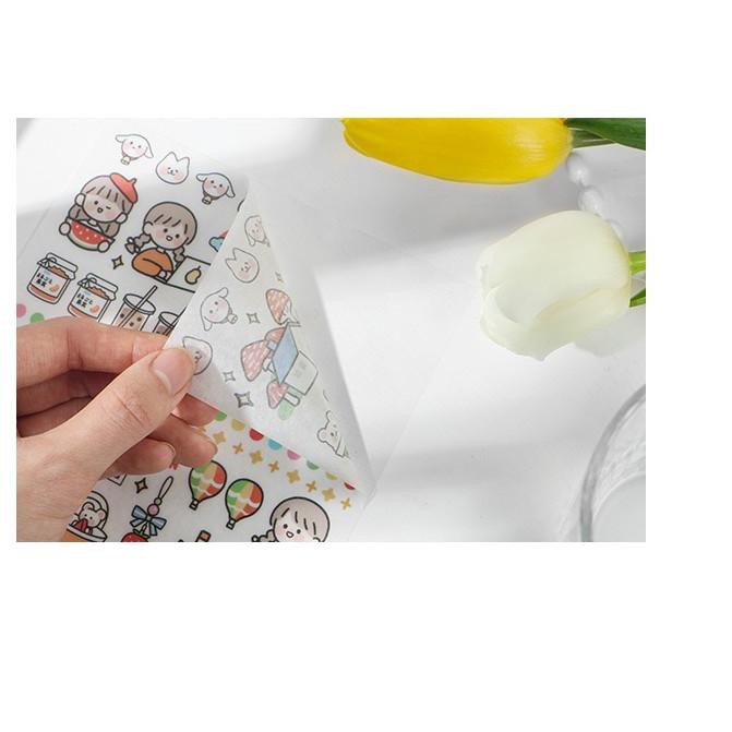 

PROMO 11.11 KODE-655 HAPPY LIFE DECO STICKER SHEET