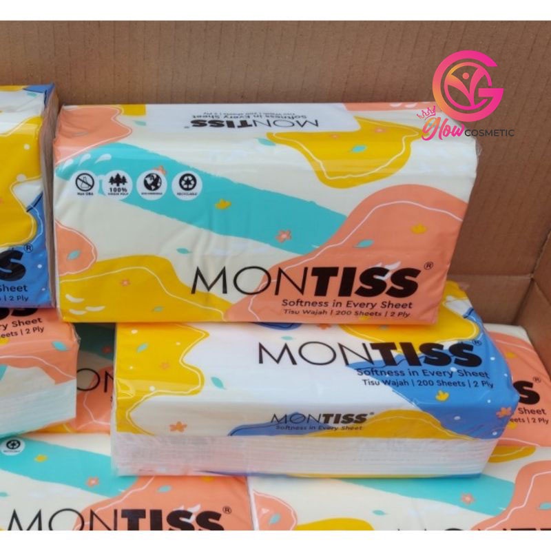 TISSUE MONTISS 200SHEETS 2 PLY -GC (N017932)