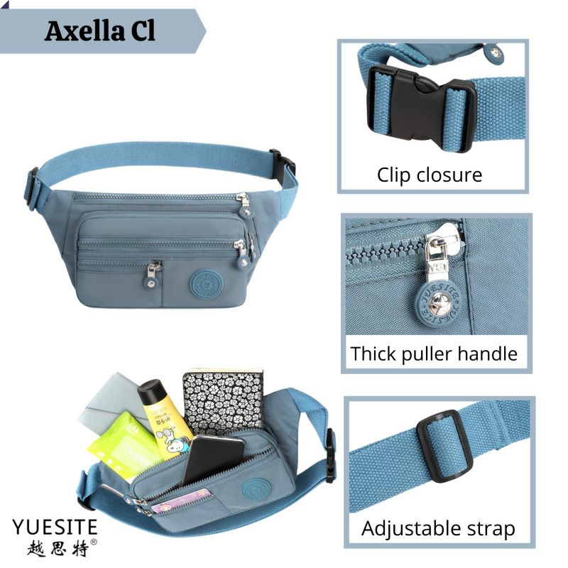 Waist bag tas pinggang wanita yuesite axella original cyutebags