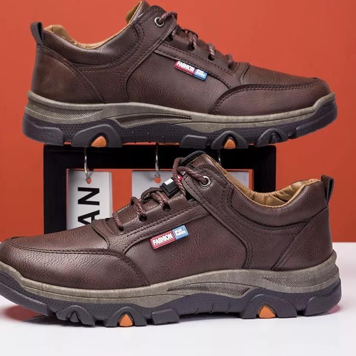 Langsung Beliii.. Sepatu Pria Import Formal Bahan Kulit Premium Spatu Kerja Casual SLIP ON  Impor Sh