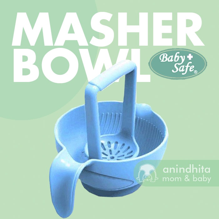 BABY SAFE Food Masher Bowl Grinding Bowl Baby Food Maker