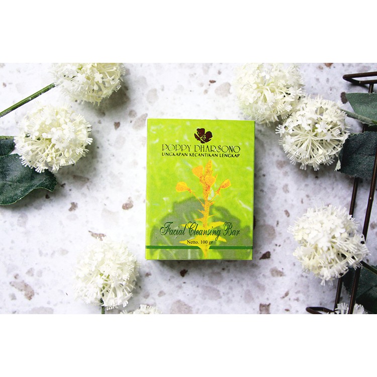 Poppy Dharsono Cosmetics Facial Cleansing Bar 100 gr