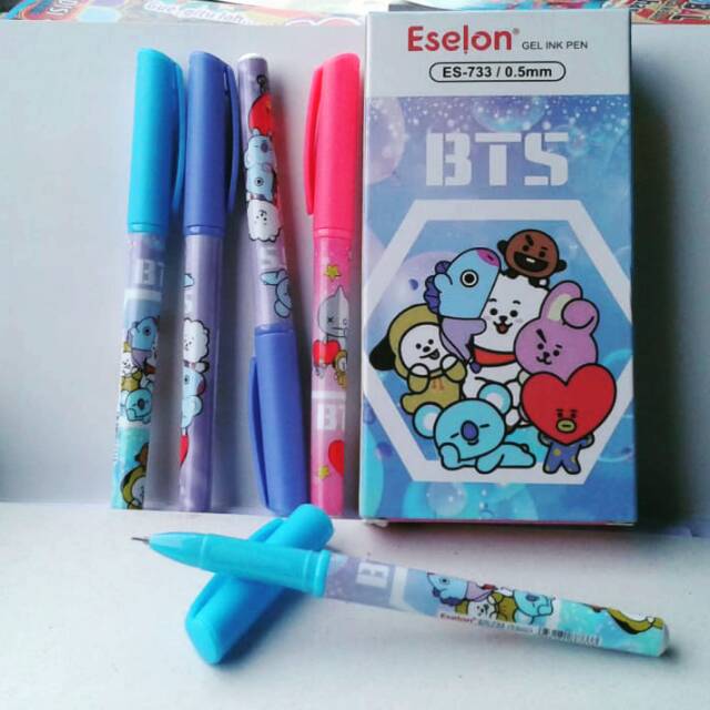 

Pulpen gel BTS/pen