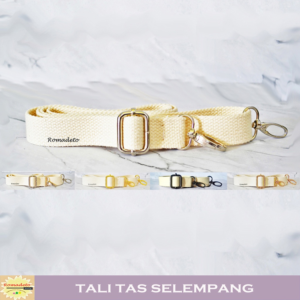 Tali Tas Strap Bag Long Strap 2,5 Cm KATUN PUTIH TULANG