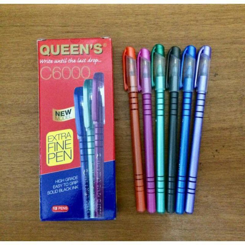 

Bolpen Pulpen Bolpoin Faster Queen's Queen C6000 C 6000