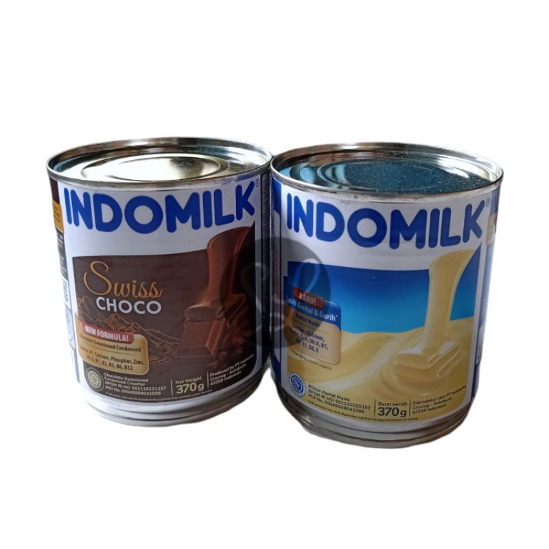 Indomilk Kental Manis Putih Kaleng 370gr Indomilk Kaleng Susu Kental Manis