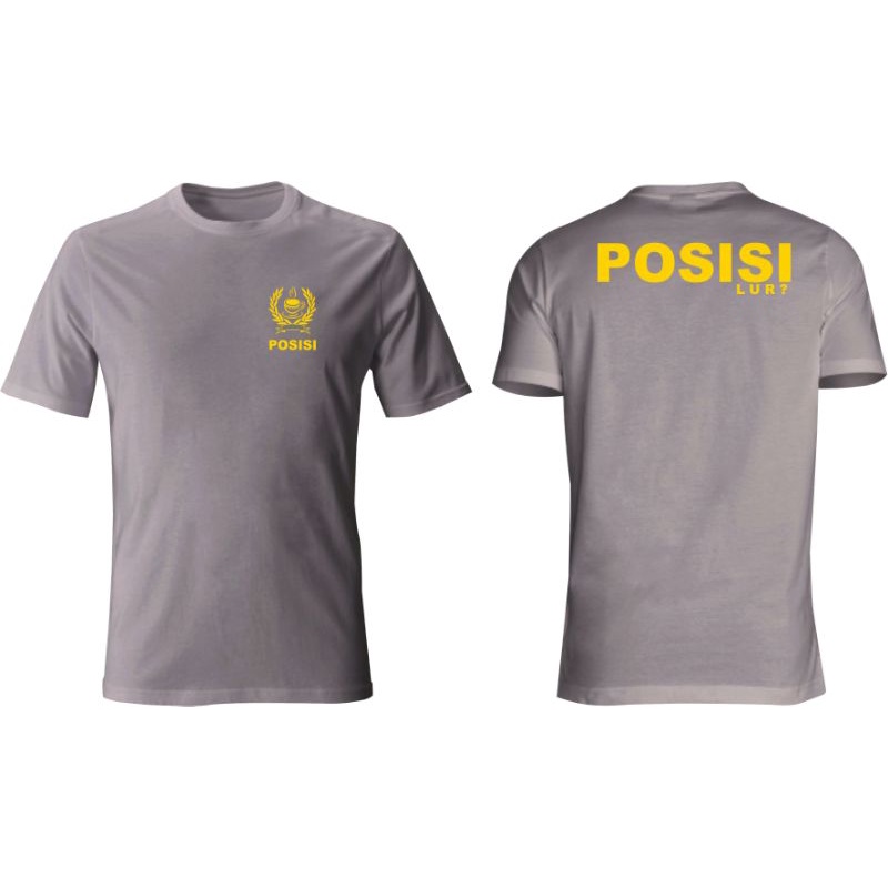 Kaos Posisi Plesetan Kaos Polisi