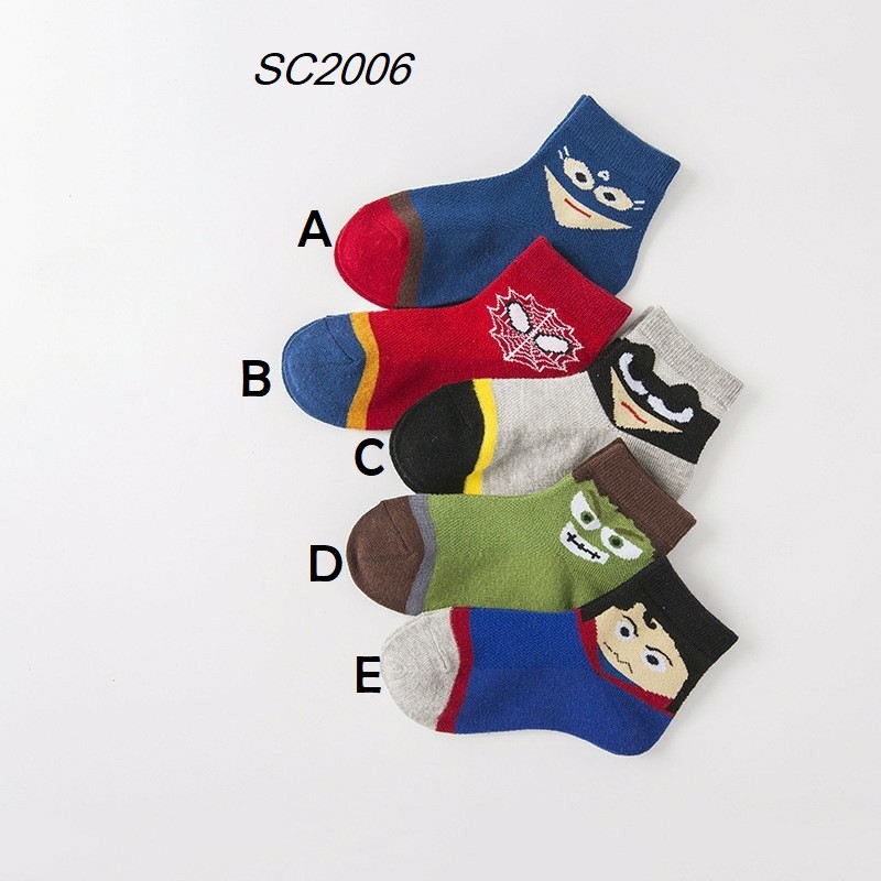 Minipetite 1 pcs Kaos kaki kaus kaki anak murah karakter anak laki laki SC1904 SC1905 SC2006
