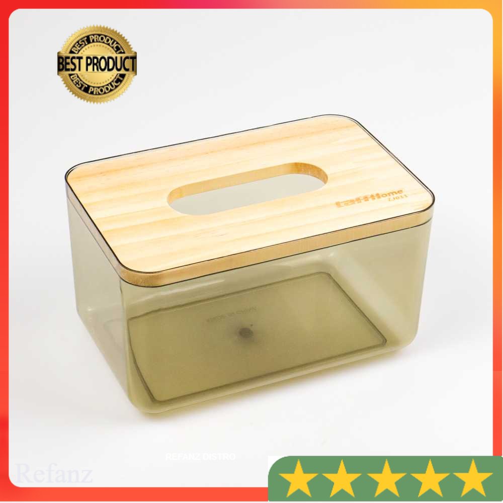 TaffHOME Kotak Tisu Kayu Nordic Minimalist Tissue Box Small - ZJ011