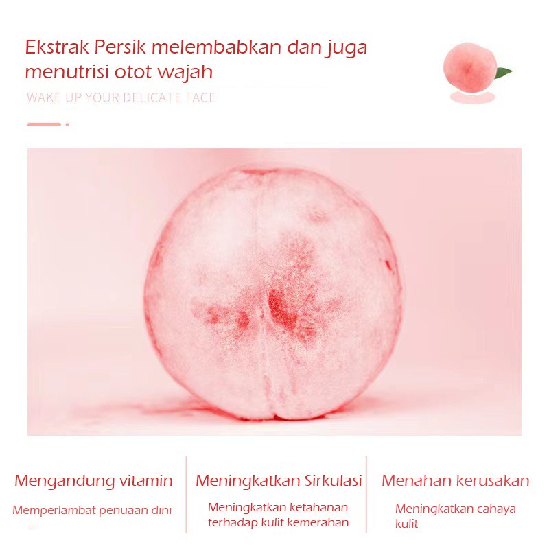 PEACH NIACINAMIDE SKIN SMOOTH MASK LIFTHENG 2 ml