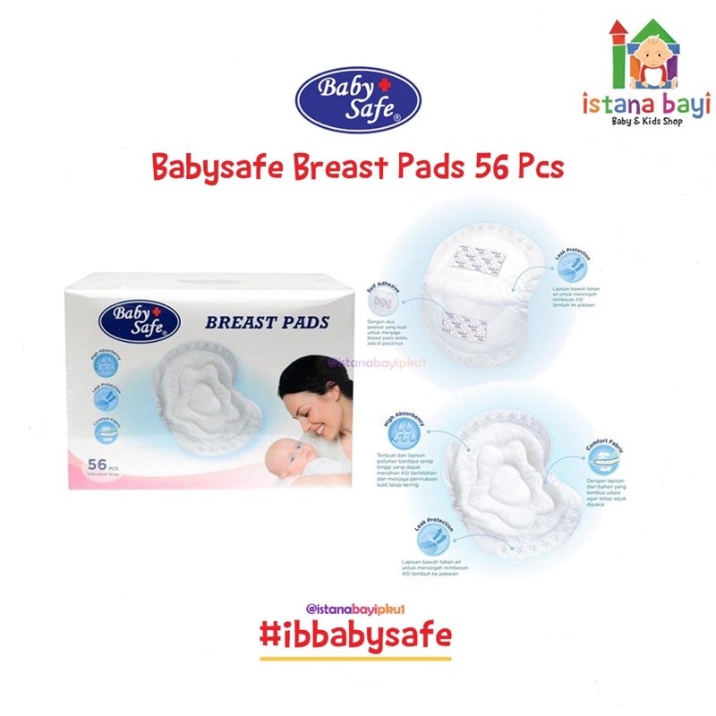 Baby Safe Breast Pad 36 &amp; 56pcs &amp; 60pcs - Penyerap Asi / breast pad slim