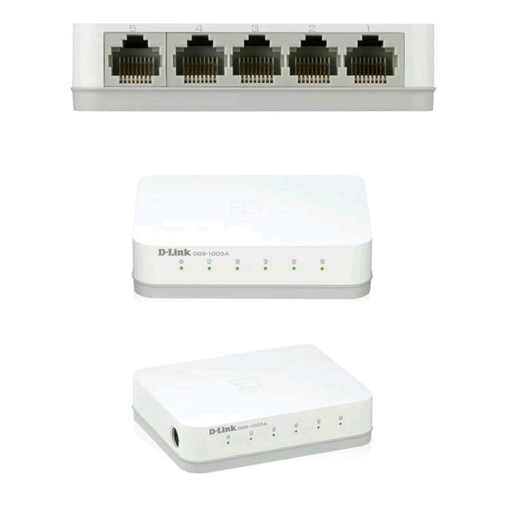 Switch Hub D-Link DLink 5 Port DGS 1005A Gigabit