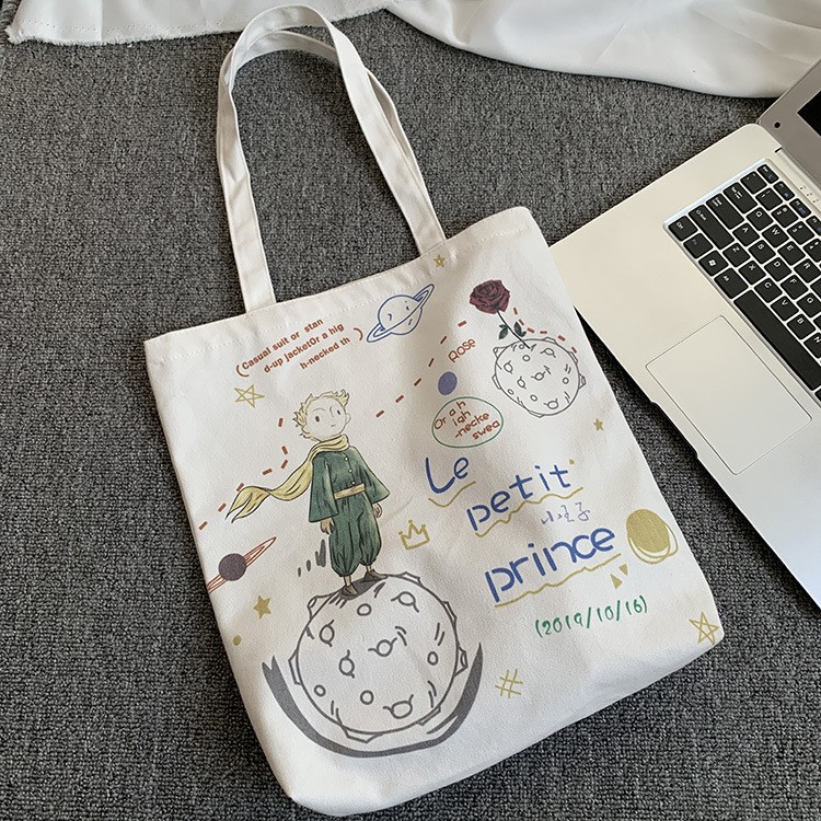 TC-23 tas kanvas canvas bag wanita petit prince the little prince