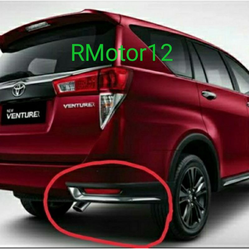 Jual List Chrome Bemper Belakang TOYOTA INNOVA Venturer Shopee Indonesia