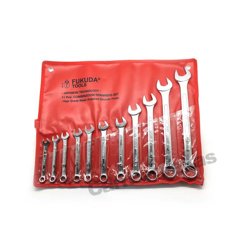 Kunci Ring Pas Set - Wrench Set 11 Pcs FUKUDA 8 - 24 Mm