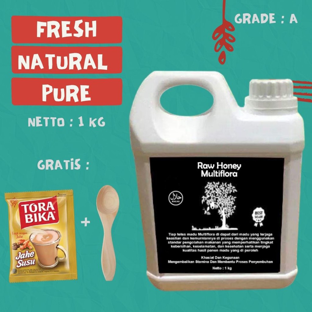 

Madu Multiflora - Madu Murni Hutan 1kg Asli & Murni 100%