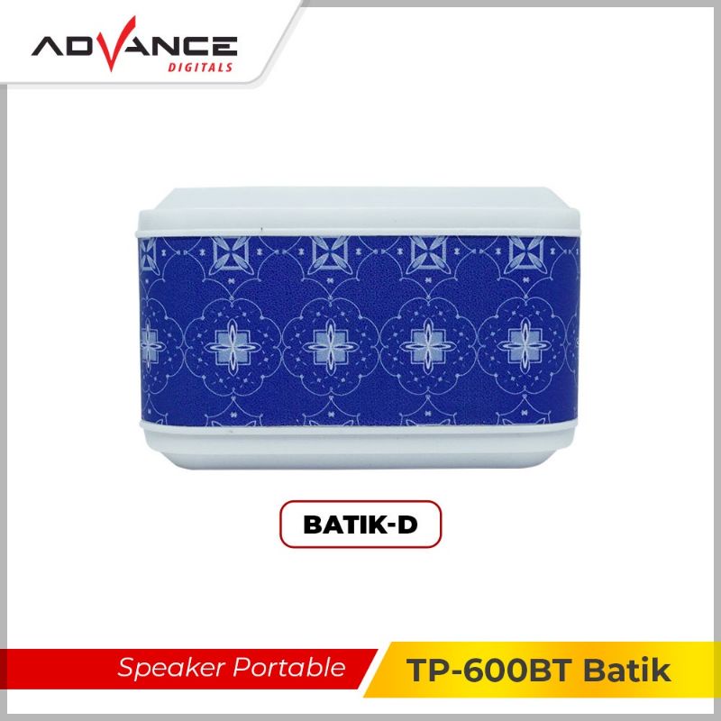 Speaker bluetooth advance tp 600n dengan power bass dan BLUETOOTH