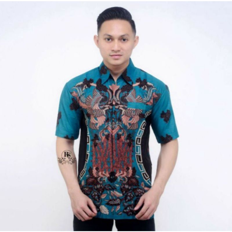 NEW ARRIVAL DISTRO BATIK PRIA BORDIR SOGAN HRB026 BATIKAF