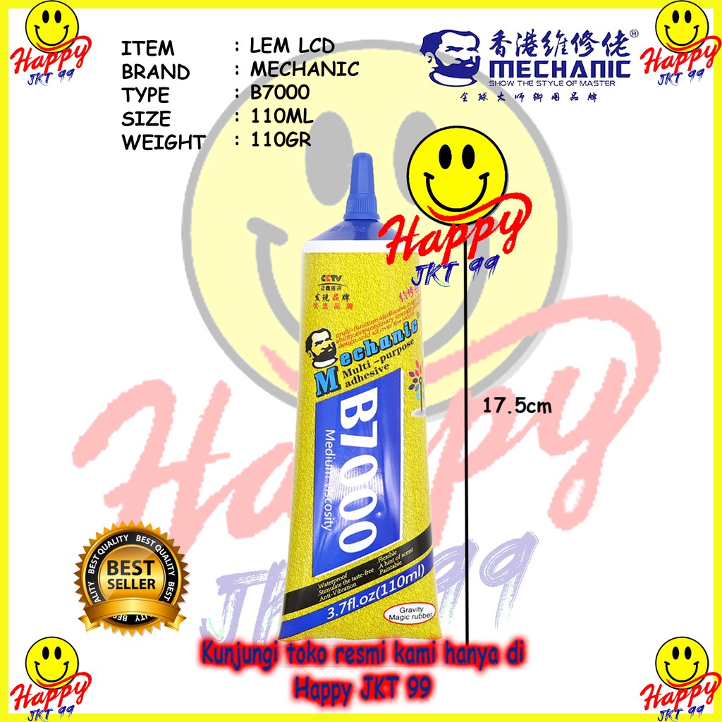 [ HAPPY JKT 99 ] LEM LCD TOUCHSCREEN MECHANIC B7000 B 7000 110ML 110 ML