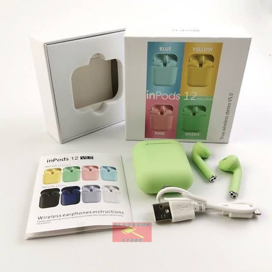 inPod I12/InPods Eleven TWS 5.0 Wireless Bluetooth Earphones Android IOS Bluetooth Headset Ear Pods