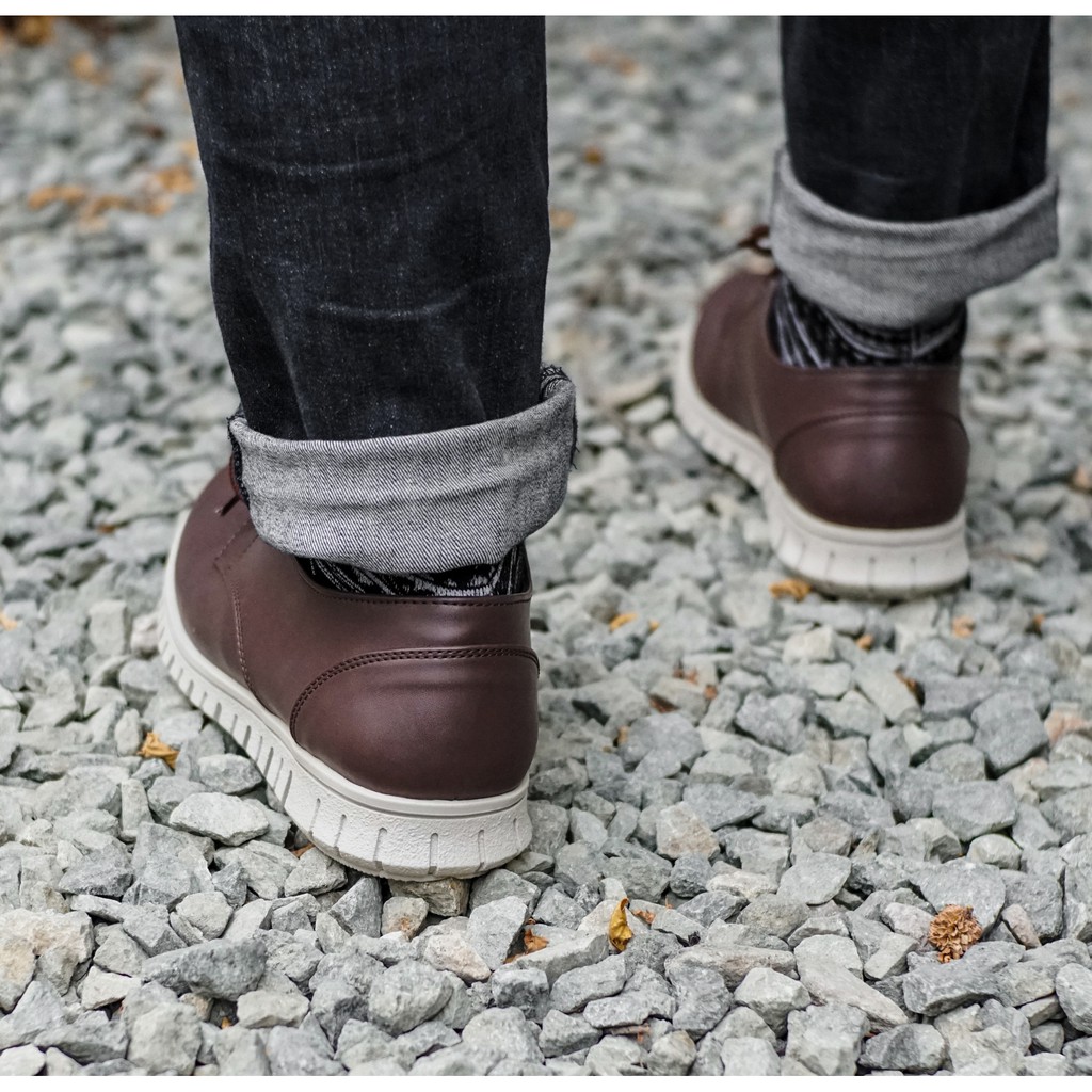 PASTOR BROWN |FORIND x Lvnatica| Sepatu Sneakers Tali Santai Kasual Pria/Cowok/Men Sneaker Footwear