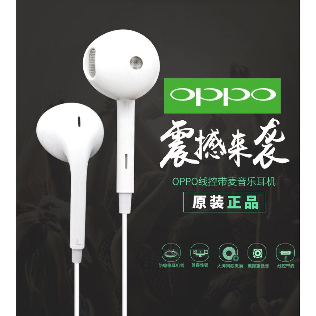 VICTORY2020 EARPHONE OPPO / HEADSET OPPO ORIGINAL 100% ASLI COPOTAN / BAWAAN HP