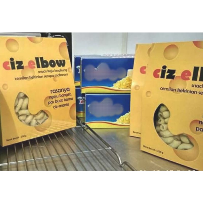 

Ciz Elbow, snack keju berbentuk lengkung (elbow)