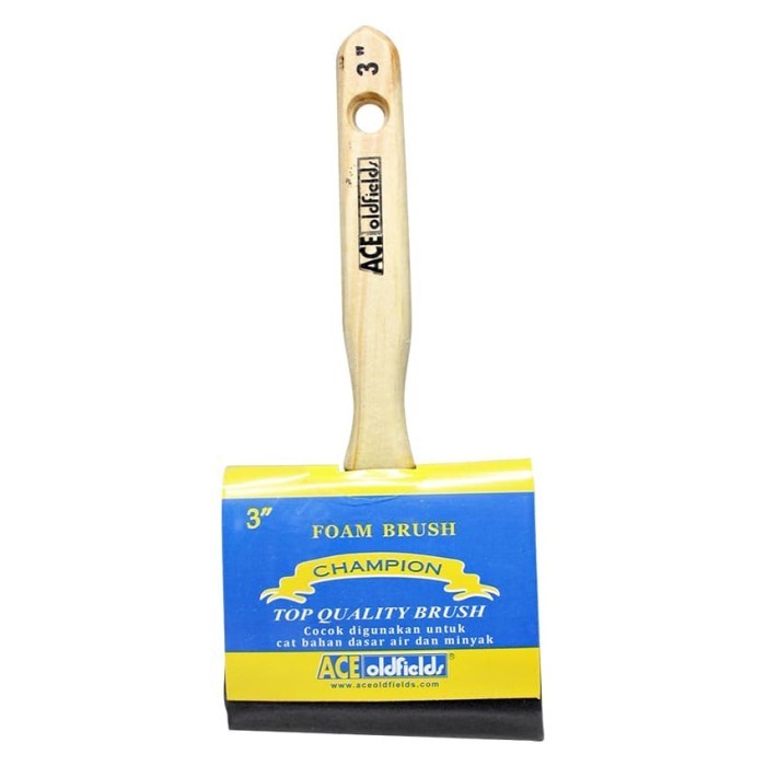 

Foam Brush Champion Ace Oldfields 3" Inch Kuas Spon Busa