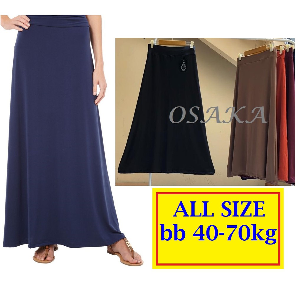 Rok Panjang maxi skirt Wanita All size