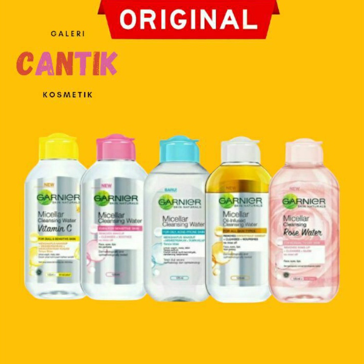 Garnier Micellar Pink 125ml/Garnier Micellar Oil Infused 125ml/Garnier Micellar Vit C