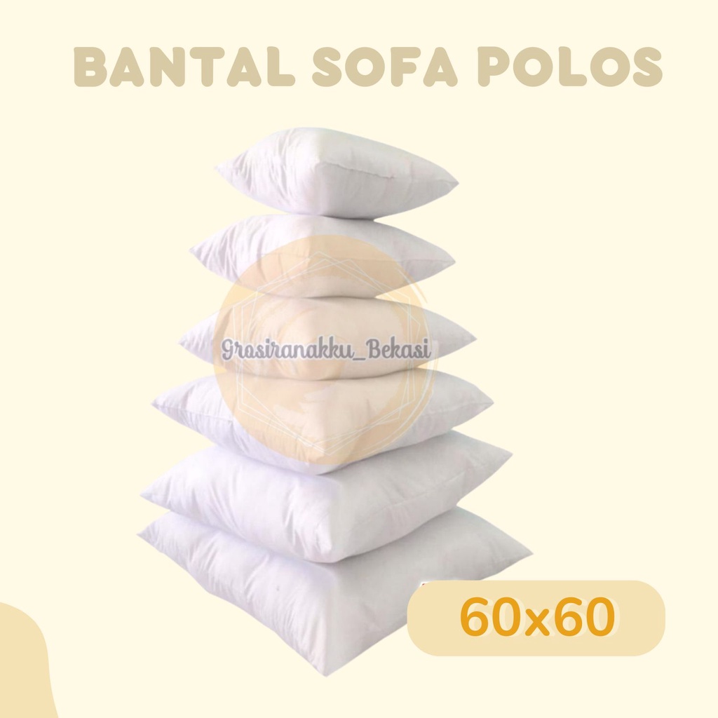 Bantal Sofa/Kursi Poloss Uk 60x60 cm