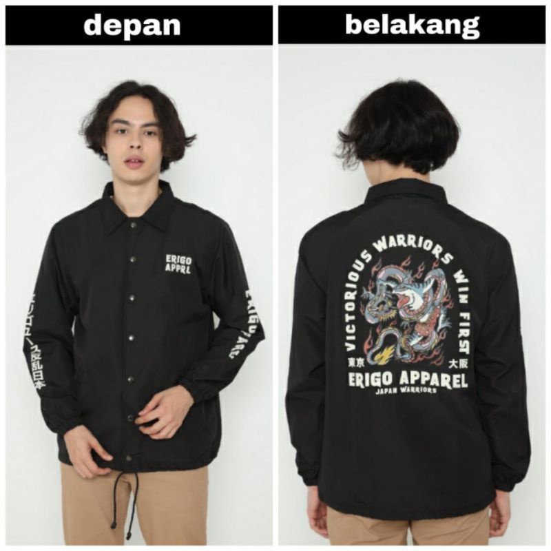 JAKET COACH ERIGO APPAREL ORIGINAL