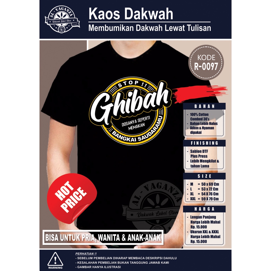 KAOS DAKWAH GHIBAH R-0097