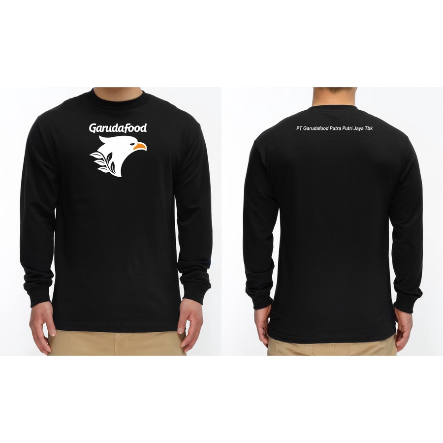 kaos garudafood longsleeve / baju garuda food lengan panjang