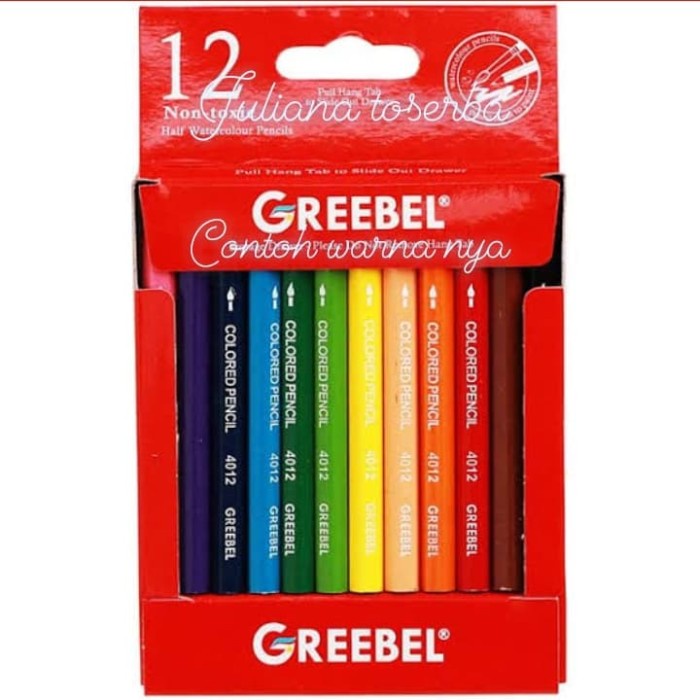 

Gaya Pensil Warna Greebel 12 Warna Panjang 7012 C .Terdaftar Resmi Murah