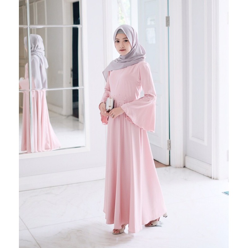 SARI DRESS BYGIAGIO gaun kondangan dress akad simple gaun wedding pernikahan baju muslim putih dress lamaran elegan pakaian wanita pesta elegan fashion korea dres lebaran cantik anggun mewah nyaman gaun vintage fashion dress bahan velvet maxmara mutiara