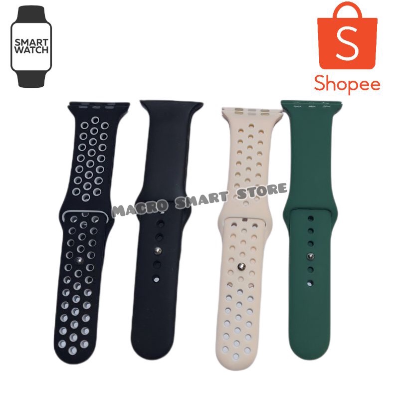 Tali Jam Tangan Strap Smartwatch T500 T55 Strap Apple Watch Aksesoris Jam