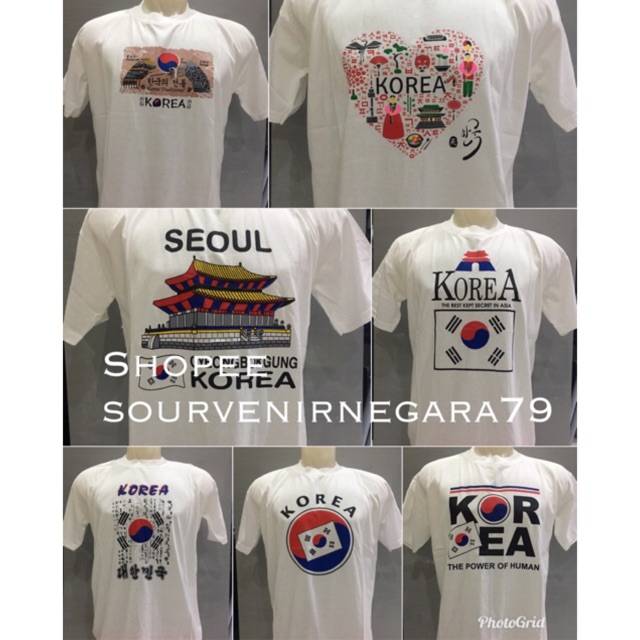 Kaos sourvenir korea