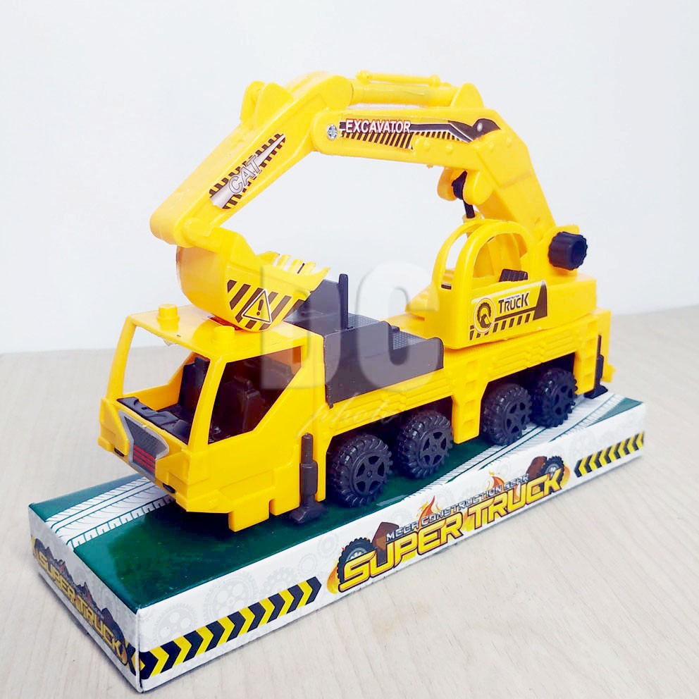 Super Truck Excavator Truk Construction Konstruksi