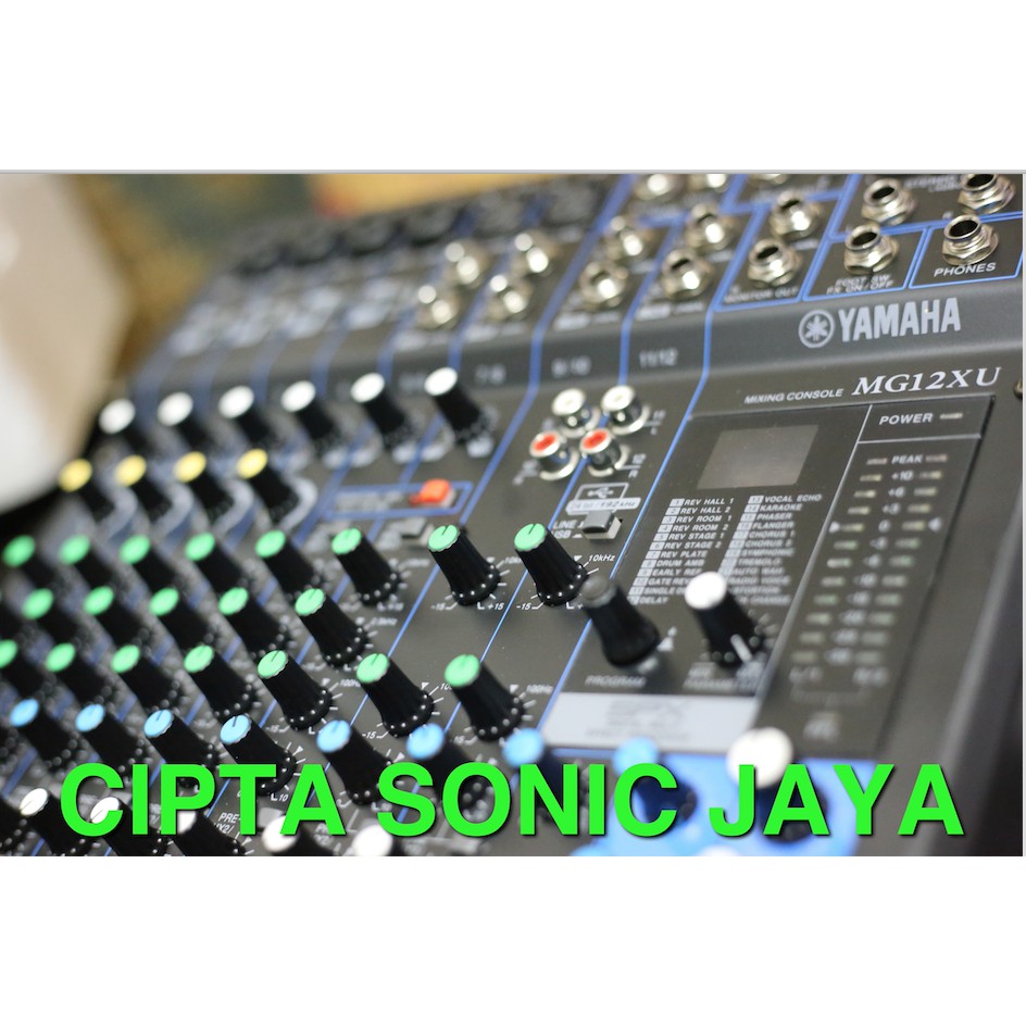 mixer yamaha MG 12 XU MG12XU original Indonesia