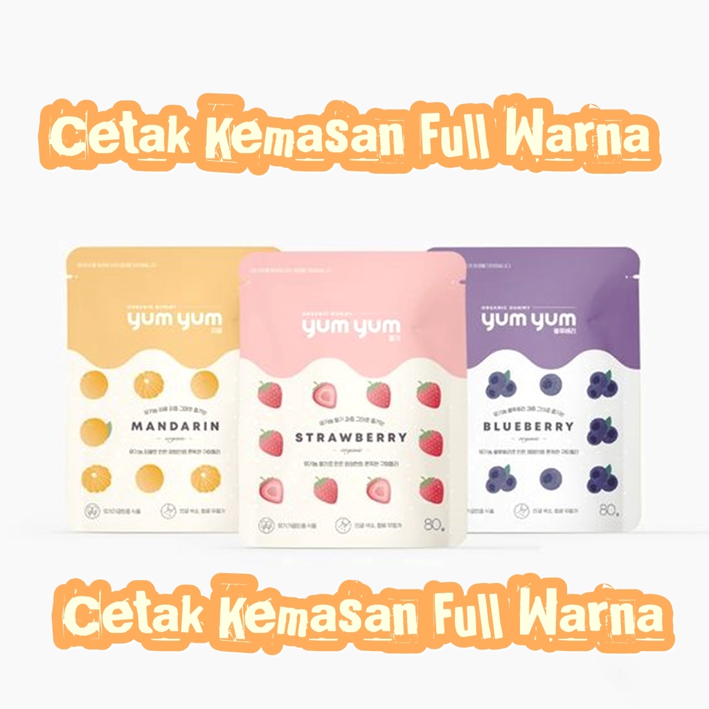 CETAK KEMASAN SACHET ALUMUNIUM FOIL FULL PRINTING CUSTOM DESAIN