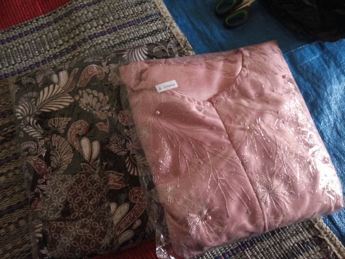 Alodia Dress (ready Stok) Dress Tile Brukat Premium Aksen Mutiara Gliter Kondangan Busui