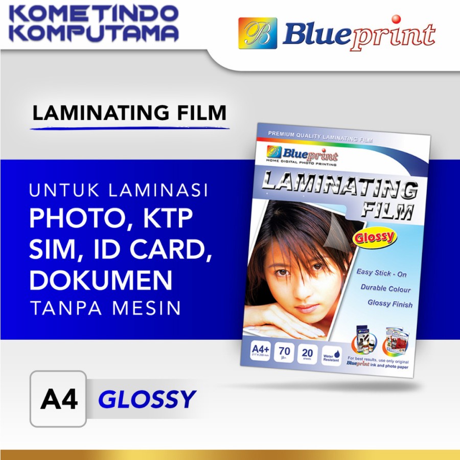 

BP-GFA470 Kertas Laminating Glossy Film A4 BLUEPRINT